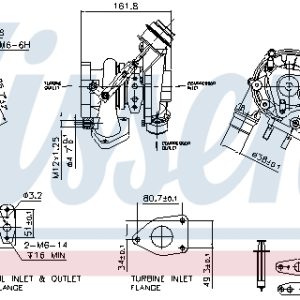 Compresor sistem de supraalimentare OPEL MOVANO B bus (X62) 2.3 CDTI FWD (JV) diesel 125 cai NISSENS 93233