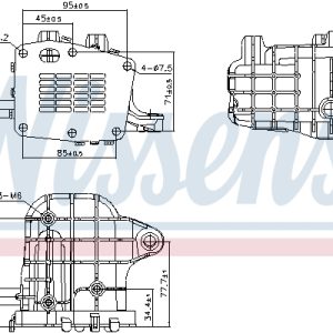 Radiator recirculare gaze de esapament OPEL GRANDLAND X Van 2.0 CDTI (75) diesel 177 cai NISSENS 989481