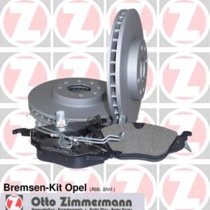 Set frana frana disc OPEL MOVANO B platou / sasiu (X62) 2.3 CDTI FWD (EV, HV, UV) diesel 146 cai ZIMMERMANN 640.4241.00