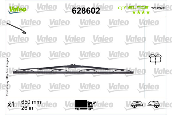 Lamela stergator OPEL MOVANO A bus (X70) 2.5 CDTI (JD) diesel 146 cai VALEO 628602