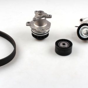 Pompa apa + Set curea transmisie cu caneluri OPEL VIVARO A platou / sasiu (X83) 2.0 CDTI diesel 114 cai HEPU PK09640