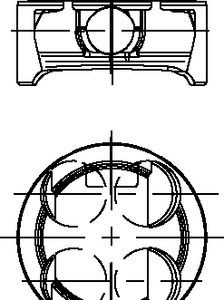 Piston OPEL ADAM (M13) 1.2 benzina 69 cai FAI AUTOPARTS PK94-050