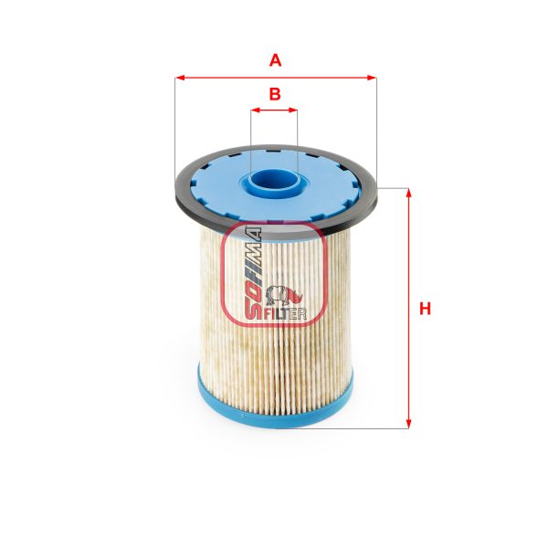 Filtru combustibil OPEL MOVANO A caroserie (X70) 2.2 DTI (FD) diesel 90 cai SOFIMA S 0920 NC
