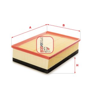 Filtru aer OPEL MOVANO B bus (X62) 2.3 CDTI FWD (JV) diesel 170 cai SOFIMA S 3556 A