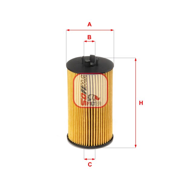 Filtru ulei OPEL MOKKA / MOKKA X (J13) 1.4 LPG (_76) Benzina/Autogaz (GPL) 140 cai SOFIMA S 5064 PE