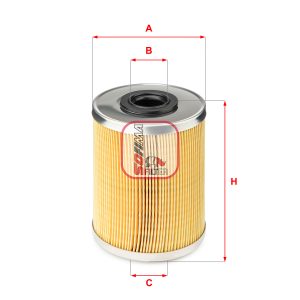 Filtru combustibil OPEL MOVANO A platou / sasiu (X70) 2.5 D (ED, HD, UD0, UD4) diesel 80 cai SOFIMA S 6687 N