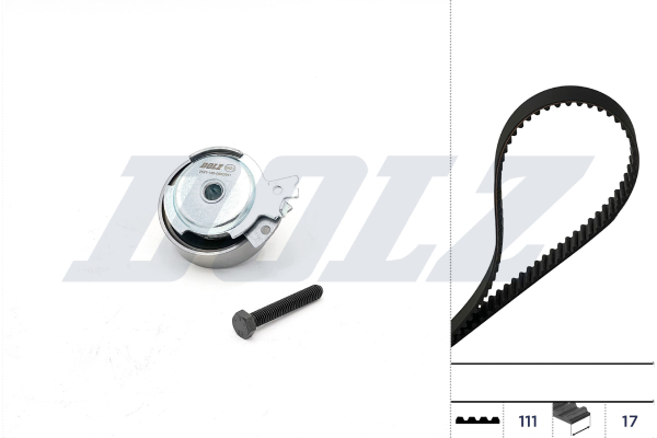Kit distributie OPEL COMBO Autoutilitara/limuzina spatioasa (71_) 1.2 benzina 45 cai DOLZ SKD021
