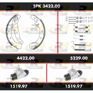 Set frana frana tambur OPEL COMBO Autoutilitara/limuzina spatioasa 1.4 16V benzina 90 cai ROADHOUSE SPK 3422.00