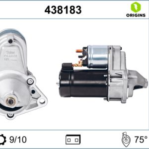 Electromotor OPEL COMBO Autoutilitara/limuzina spatioasa 1.4 16V benzina 90 cai VALEO 438183