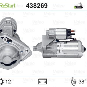 Electromotor OPEL VIVARO B platou / sasiu (X82) 1.6 CDTI (03) diesel 125 cai VALEO 438269