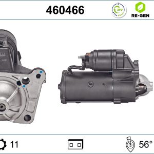 Electromotor OPEL VIVARO A platou / sasiu (X83) 1.9 Di diesel 82 cai VALEO 460466
