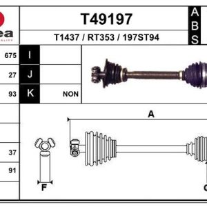 Planetara OPEL VIVARO A caroserie (X83) 1.9 DI (F7) diesel 80 cai EAI T49197