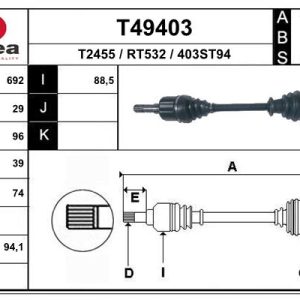 Planetara OPEL VIVARO B platou / sasiu (X82) 1.6 CDTI (03) diesel 120 cai EAI T49403