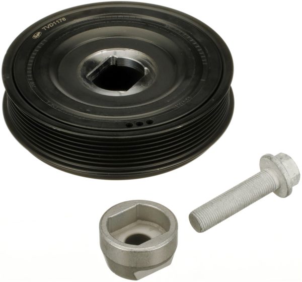 Fulie curea arbore cotit OPEL MOVANO B platou / sasiu (X62) 2.3 CDTI RWD (EV, HV, UV) diesel 150 cai GATES TVD1176A