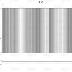 Radiator racire motor OPEL MOVANO A platou / sasiu (X70) 2.5 DTI (ED, HD, UD0, UD4) diesel 115 cai VALEO 732917