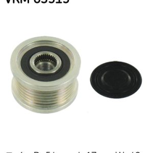 Fulie alternator OPEL ADAM (M13) 1.4 S benzina 150 cai SKF VKM 03515