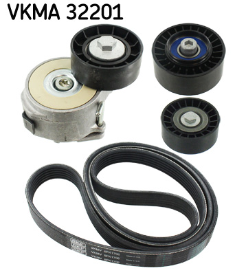 Set curea transmisie cu caneluri OPEL COMBO Autoutilitara/limuzina spatioasa (X12) 1.6 CDTI (B05) diesel 90 cai SKF VKMA 32201