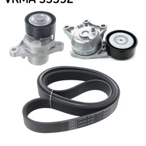 Set curea transmisie cu caneluri OPEL GRANDLAND / GRANDLAND X (A18, P1UO) 1.6 Turbo D (75) diesel 120 cai SKF VKMA 33352