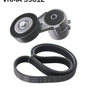 Set curea transmisie cu caneluri OPEL COMBO Autoutilitara/limuzina spatioasa 1.6 benzina 87 cai SKF VKMA 35012