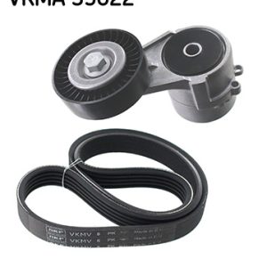 Set curea transmisie cu caneluri OPEL COMBO Autoutilitara/limuzina spatioasa 1.6 benzina 87 cai SKF VKMA 35022