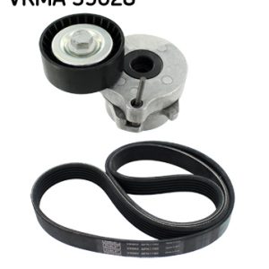 Set curea transmisie cu caneluri OPEL COMBO Autoutilitara/limuzina spatioasa 1.3 CDTI 16V diesel 75 cai SKF VKMA 35028