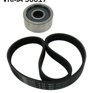 Set curea transmisie cu caneluri OPEL MOVANO A platou / sasiu (X70) 2.5 D (ED, HD, UD0, UD4) diesel 80 cai SKF VKMA 36017