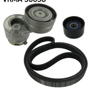 Set curea transmisie cu caneluri OPEL MOVANO A caroserie (X70) 1.9 DTI (FD) diesel 82 cai SKF VKMA 36038