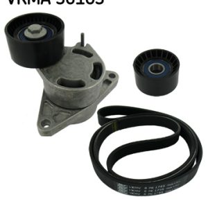 Set curea transmisie cu caneluri OPEL MOVANO A platou / sasiu (X70) 2.5 DTI (ED, HD, UD0, UD4) diesel 115 cai SKF VKMA 36103
