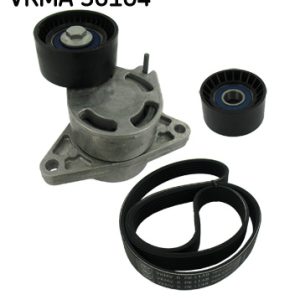 Set curea transmisie cu caneluri OPEL MOVANO A platou / sasiu (X70) 2.5 DTI (ED, HD, UD0, UD4) diesel 115 cai SKF VKMA 36104