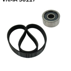 Set curea transmisie cu caneluri OPEL MOVANO A caroserie (X70) 2.8 DTI (FD) diesel 114 cai SKF VKMA 36117