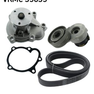 Pompa apa + Set curea transmisie cu caneluri OPEL COMBO Autoutilitara/limuzina spatioasa 1.7 CDTI 16V diesel 101 cai SKF VKMC 35035