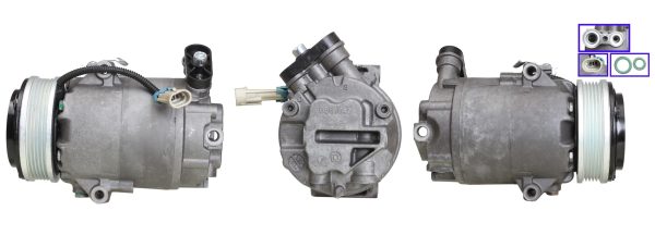 Compresor climatizare OPEL COMBO Autoutilitara/limuzina spatioasa 1.6 CNG 16V Benzina/Gaz metan (GNC) 94 cai ELSTOCK 51-0239