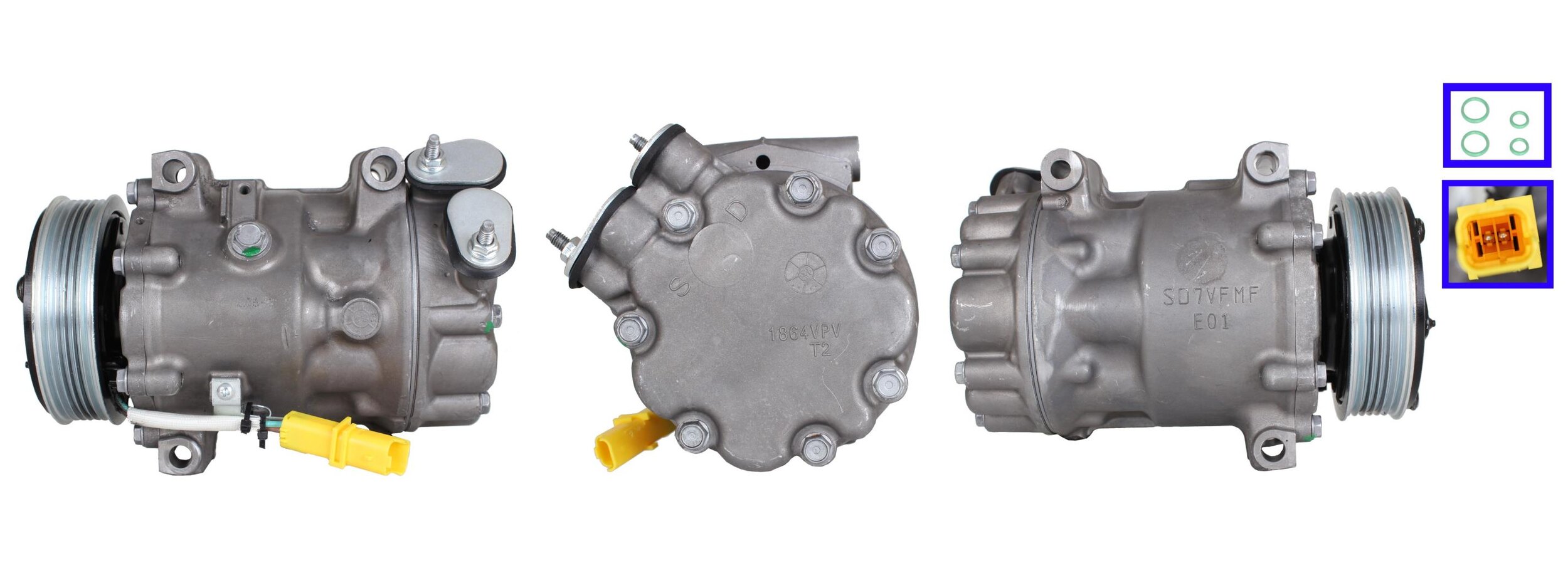 Compresor climatizare OPEL MOVANO C caroserie (U9) 2.2 D diesel 165 cai ELSTOCK 51-1173