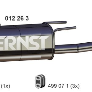 Toba esapament finala OPEL COMBO Autoutilitara/limuzina spatioasa 1.4 16V benzina 90 cai ERNST 012263