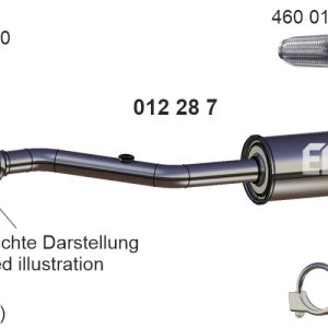 Toba esapament primara OPEL COMBO Tour 1.6 CNG Benzina/Gaz metan (GNC) 94 cai ERNST 012287