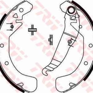 Set saboti frana OPEL COMBO Tour 1.7 DTI 16V diesel 75 cai TRW GS8637