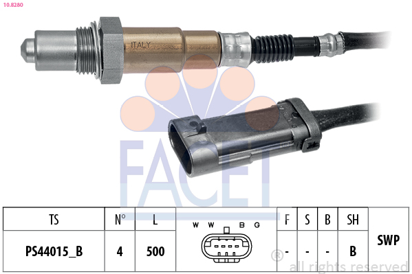 Sonda Lambda OPEL VIVARO A platou / sasiu (X83) 2.0 16V benzina 120 cai FACET 10.8280