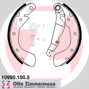 Set saboti frana OPEL COMBO Tour 1.7 DTI 16V diesel 75 cai ZIMMERMANN 10990.100.5