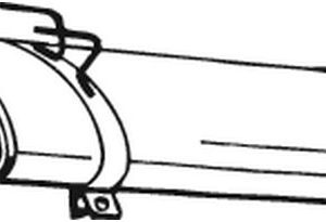 Toba esapamet intermediara OPEL MOVANO A platou / sasiu (X70) 2.5 D (ED, HD, UD0, UD4) diesel 80 cai BOSAL 200-269
