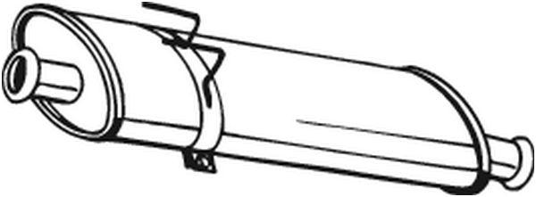 Toba esapamet intermediara OPEL MOVANO A caroserie (X70) 2.5 CDTI (FD) diesel 120 cai BOSAL 200-825