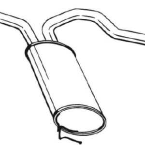 Toba esapament finala OPEL VIVARO A caroserie (X83) 2.0 CDTI (F7) diesel 114 cai BOSAL 281-619