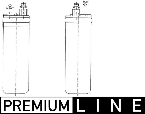 Uscator aer conditionat OPEL COMBO Autoutilitara/limuzina spatioasa 1.3 CDTI 16V diesel 75 cai MAHLE ORIGINAL AD 228 000P