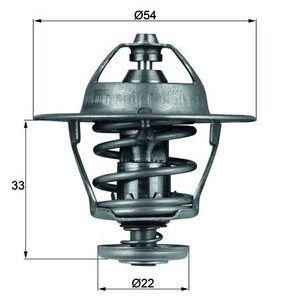 Termostat lichid racire OPEL COMBO Autoutilitara/limuzina spatioasa (71_) 1.7 D diesel 60 cai MAHLE ORIGINAL TX 53 85D