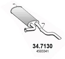 Toba esapament finala OPEL MOVANO A bus (X70) 3.0 DTi (JD) diesel 136 cai ASSO 34.7130