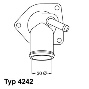 Termostat lichid racire OPEL COMBO Tour 1.6 CNG Benzina/Gaz metan (GNC) 94 cai WAHLER 4242.92D