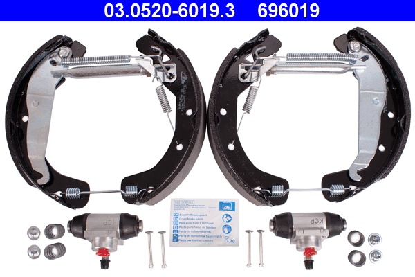 Set saboti frana OPEL COMBO Tour 1.3 CDTI 16V diesel 75 cai ATE 03.0520-6019.3