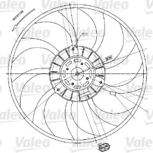 Ventilator radiator OPEL MOVANO A caroserie (X70) 3.0 DTI (FD) diesel 136 cai VALEO 698424