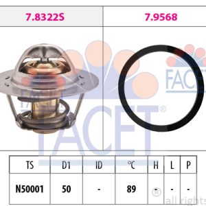Termostat lichid racire OPEL VIVARO A platou / sasiu (X83) 2.0 16V benzina 120 cai FACET 7.8322