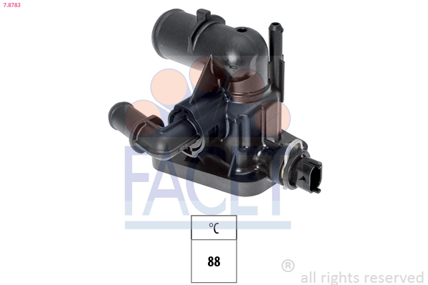 Termostat lichid racire OPEL COMBO Autoutilitara/limuzina spatioasa (X12) 1.3 CDTI (B05) diesel 90 cai FACET 7.8783
