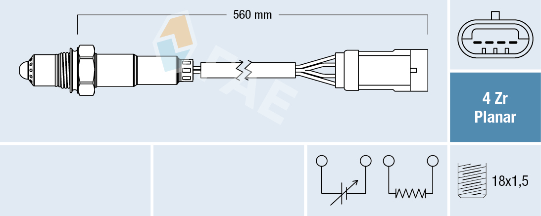 Sonda Lambda OPEL VIVARO A bus (X83) 2.0 ECOTEC (F7, A07, J7) benzina 117 cai FAE 77153